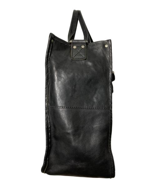 THE RUGGED MUSEUM（ラギッドミュージアム）THE RUGGED MUSEUM (ラギッドミュージアム) レザーショルダーバッグ ブラックの古着・服飾アイテム