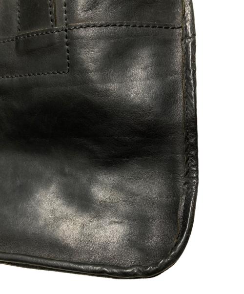 THE RUGGED MUSEUM（ラギッドミュージアム）THE RUGGED MUSEUM (ラギッドミュージアム) レザーショルダーバッグ ブラックの古着・服飾アイテム