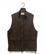 MONKEY TIMEモンキータイム）の古着「ポリエステルツイルジップベスト」｜ブラウン