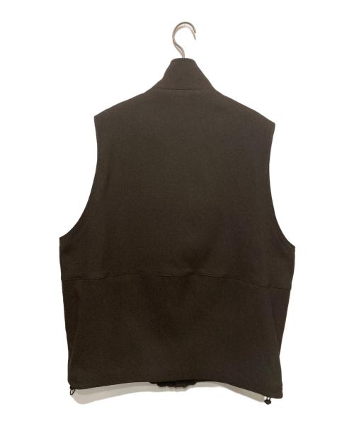 MONKEY TIME（モンキータイム）MONKEY TIME (モンキータイム) ポリエステルツイルジップベスト ブラウン サイズ:Mの古着・服飾アイテム