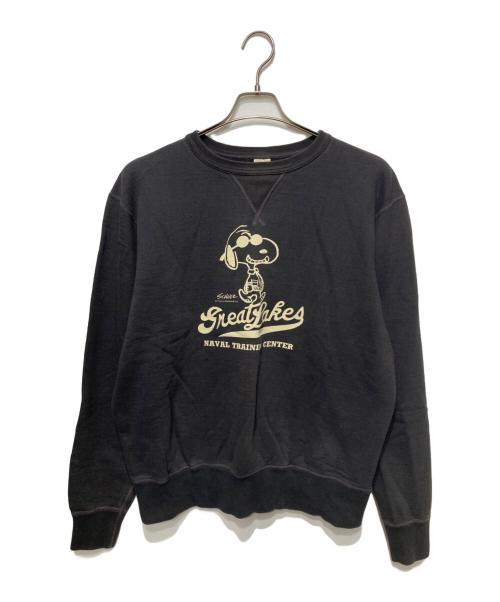 BUZZ RICKSON'S（バズリクソンズ）BUZZ RICKSON'S (バズリクソンズ) PEANUTS (ピーナッツ) プリントスウェット グレー サイズ:XXLの古着・服飾アイテム