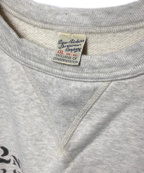 BUZZ RICKSON'S（バズリクソンズ）BUZZ RICKSON'S (バズリクソンズ) SET-IN CREW NECK SWEAT SHIRT “512nd FTR SQ” アイボリー サイズ:XXLの古着・服飾アイテム