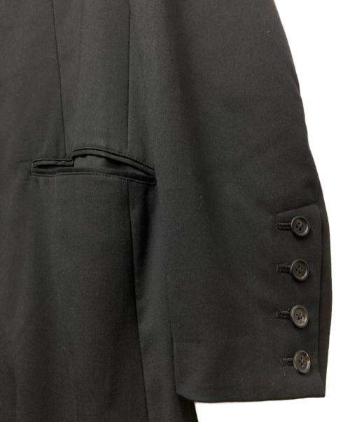 s'yte（サイト）s'yte (サイト) T/W GABARDINE COLLARLESS 5-BUTTON LONG JACKET ブラック サイズ:3の古着・服飾アイテム