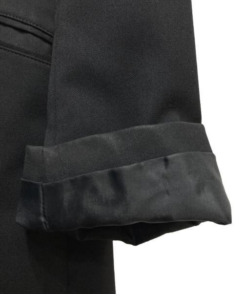 s'yte（サイト）s'yte (サイト) T/W GABARDINE COLLARLESS 5-BUTTON LONG JACKET ブラック サイズ:3の古着・服飾アイテム