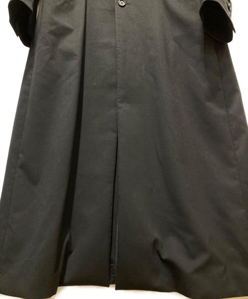 s'yte（サイト）s'yte (サイト) T/W GABARDINE COLLARLESS 5-BUTTON LONG JACKET ブラック サイズ:3の古着・服飾アイテム