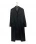 s'yte（サイト）の古着「T/W GABARDINE COLLARLESS 5-BUTTON LONG JACKET」｜ブラック