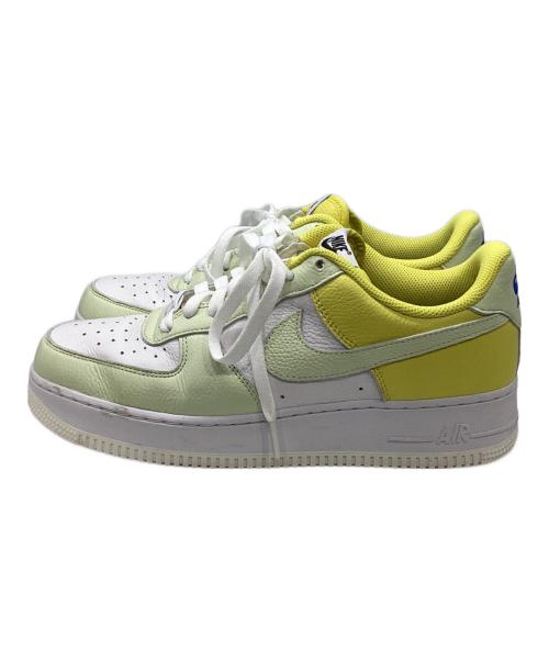 NIKE（ナイキ）NIKE (ナイキ) AIR FORCE 1 LOW BY YOU/エアフォース1 イエロー×ホワイト サイズ:27cmの古着・服飾アイテム