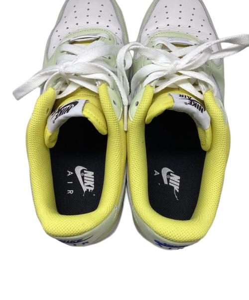 NIKE（ナイキ）NIKE (ナイキ) AIR FORCE 1 LOW BY YOU/エアフォース1 イエロー×ホワイト サイズ:27cmの古着・服飾アイテム