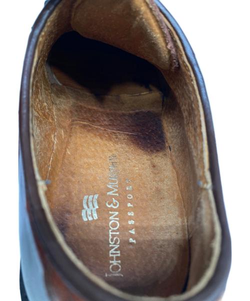 JOHNSTON&MURPHY（ジョンストン＆マーフィー）JOHNSTON&MURPHY (ジョンストン＆マーフィー) プレーントゥシューズ ブラウン サイズ:71/2の古着・服飾アイテム