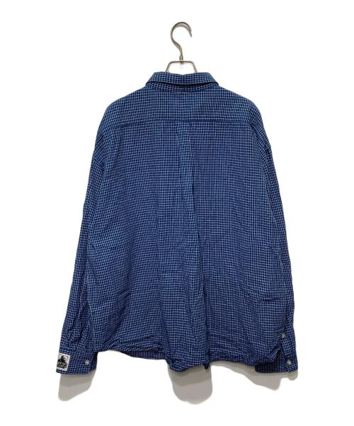 X-LARGE（エクストララージ）X-LARGE (エクストララージ) PLAID L/S SHIRT ブルー サイズ:XLの古着・服飾アイテム