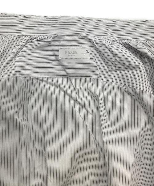 PRADA（プラダ）PRADA (プラダ) ストレッチポプリンシャツ ホワイト サイズ:38の古着・服飾アイテム