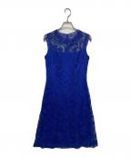 TADASHI SHOJIタダシ ショージ）の古着「ムーンスターレースドレス」｜ブルー