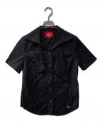 Vivienne Westwood RED LABELヴィヴィアンウエストウッドレッドレーベル）の古着「半袖シャツ」｜ブラック