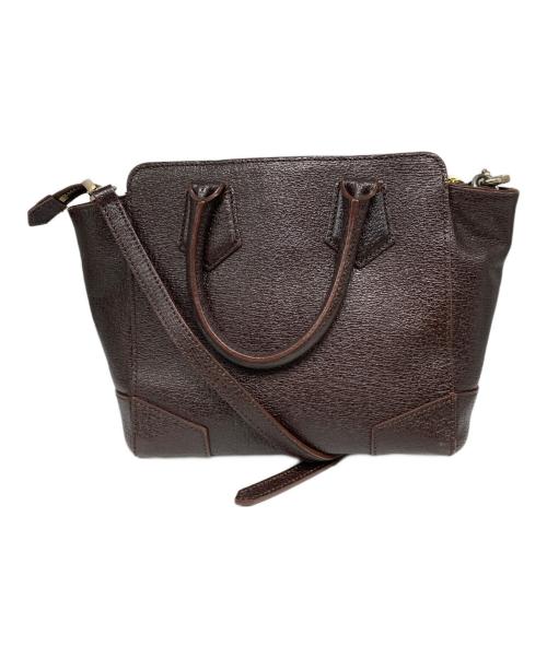 Vivienne Westwood（ヴィヴィアンウエストウッド）Vivienne Westwood (ヴィヴィアンウエストウッド) 2WAYバッグ ブラウンの古着・服飾アイテム
