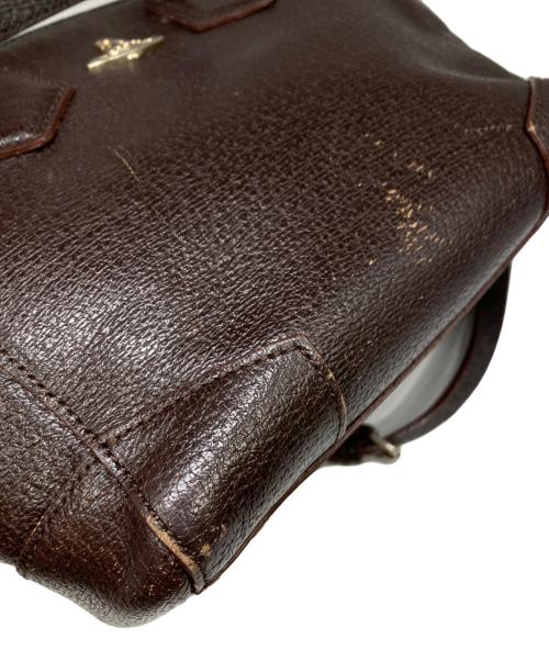 Vivienne Westwood（ヴィヴィアンウエストウッド）Vivienne Westwood (ヴィヴィアンウエストウッド) 2WAYバッグ ブラウンの古着・服飾アイテム