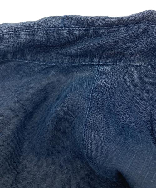RALPH LAUREN（ラルフローレン）RALPH LAUREN (ラルフローレン) リネンシャツ ネイビー サイズ:Ｌの古着・服飾アイテム