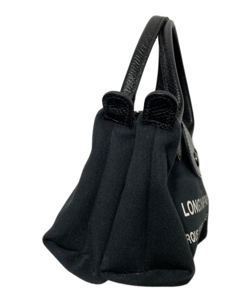LONGCHAMP（ロンシャン）LONGCHAMP (ロンシャン) ハンドバッグ ブラックの古着・服飾アイテム