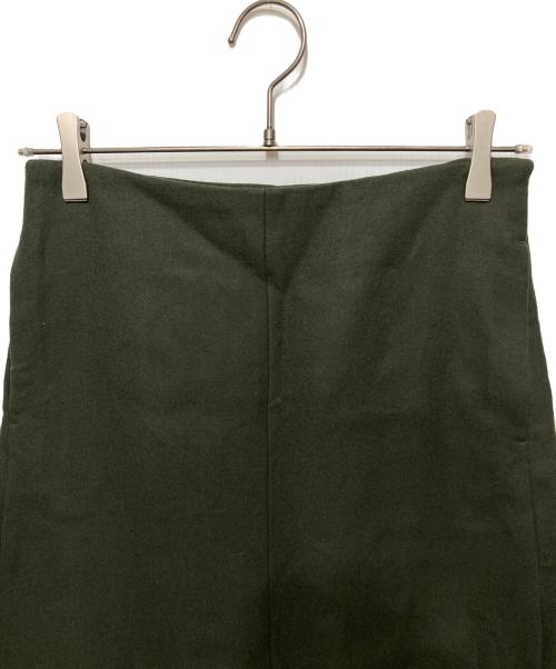 AURALEE（オーラリー）AURALEE (オーラリー) LIGHT MELTON FLARE SKIRT カーキ サイズ:1の古着・服飾アイテム