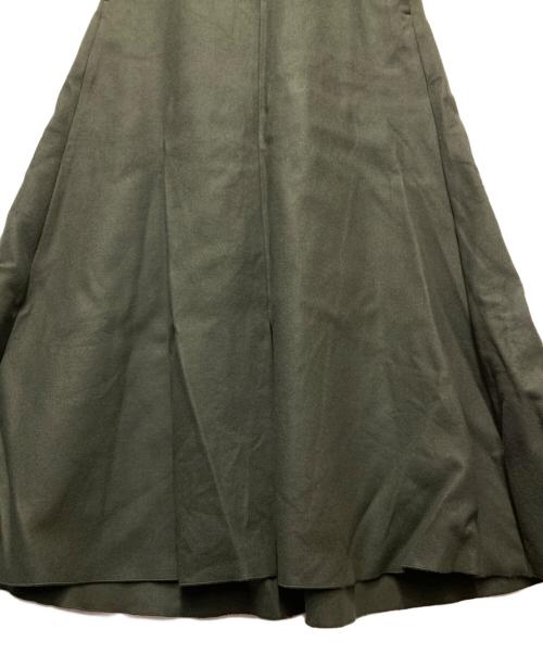 AURALEE（オーラリー）AURALEE (オーラリー) LIGHT MELTON FLARE SKIRT カーキ サイズ:1の古着・服飾アイテム