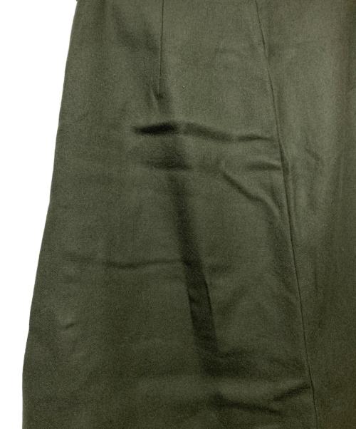 AURALEE（オーラリー）AURALEE (オーラリー) LIGHT MELTON FLARE SKIRT カーキ サイズ:1の古着・服飾アイテム
