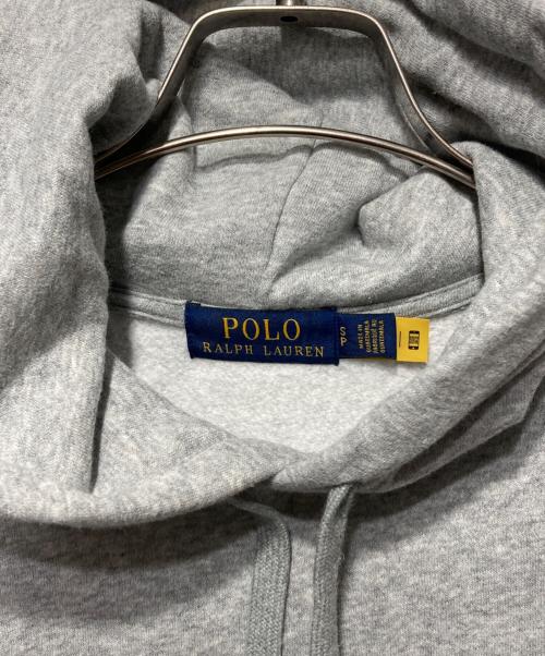 POLO RALPH LAUREN（ポロ・ラルフローレン）POLO RALPH LAUREN (ポロ・ラルフローレン) ポロベアプリントパーカー グレー サイズ:Sの古着・服飾アイテム