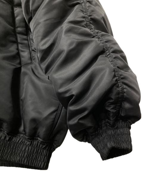 jouetie（ジュエティ）jouetie (ジュエティ) ルーズN2Bブルゾン ファーフード付き ブラック サイズ:M 未使用品の古着・服飾アイテム