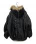 jouetie (ジュエティ) ルーズN2Bブルゾン ファーフード付き ブラック サイズ:M 未使用品：9000円
