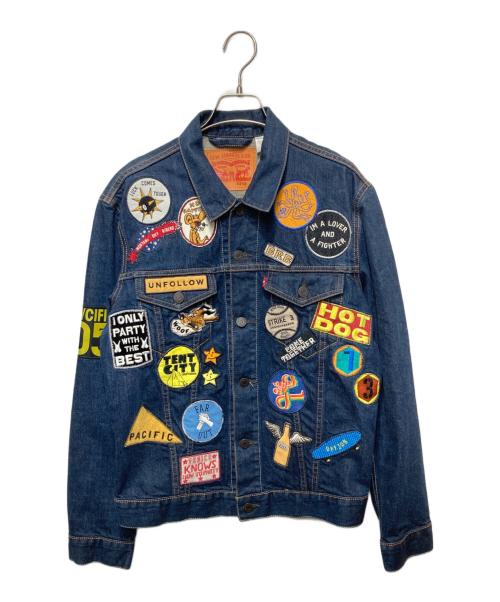 LEVI'S（リーバイス）LEVI'S (リーバイス) SlimTruckerJacketMultiPatch/スリムトラッカージャケット インディゴ サイズ:Mの古着・服飾アイテム