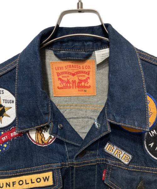LEVI'S（リーバイス）LEVI'S (リーバイス) SlimTruckerJacketMultiPatch/スリムトラッカージャケット インディゴ サイズ:Mの古着・服飾アイテム