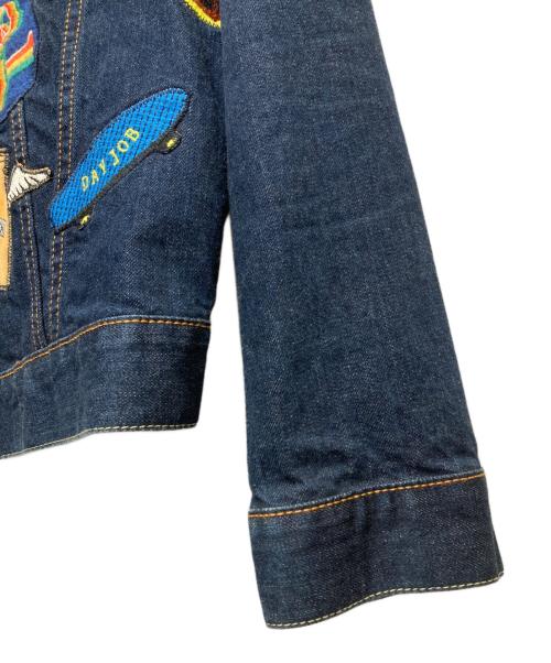 LEVI'S（リーバイス）LEVI'S (リーバイス) SlimTruckerJacketMultiPatch/スリムトラッカージャケット インディゴ サイズ:Mの古着・服飾アイテム