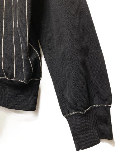 COMME des GARCONS HOMME DEUX（コムデギャルソン オム ドゥ）COMME des GARCONS HOMME DEUX (コムデギャルソン オム ドゥ) ストライプニットカーディガン ブラック サイズ:Lの古着・服飾アイテム