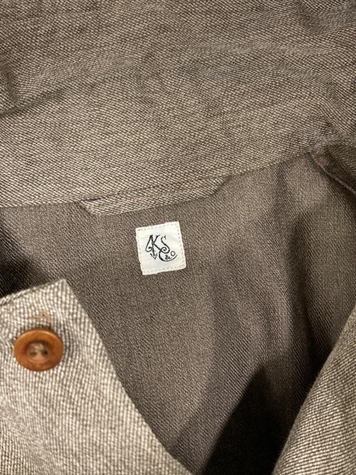 KAPTAIN SUNSHINE（キャプテンサンシャイン）KAPTAIN SUNSHINE (キャプテンサンシャイン) ウールモヘア オープンカラーシャツ ブラウン サイズ:38の古着・服飾アイテム