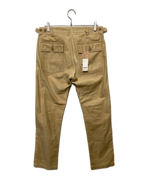 orSlow（オアスロウ）orSlow (オアスロウ) SLIM FIT FATIGUE PANTS ベージュ サイズ:Mの古着・服飾アイテム