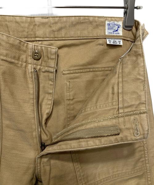 orSlow（オアスロウ）orSlow (オアスロウ) SLIM FIT FATIGUE PANTS ベージュ サイズ:Mの古着・服飾アイテム