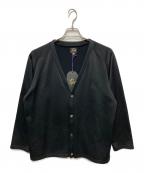 Needlesニードルズ）の古着「V Neck Cardigan C/Pe Bright Jersey」｜ブラック