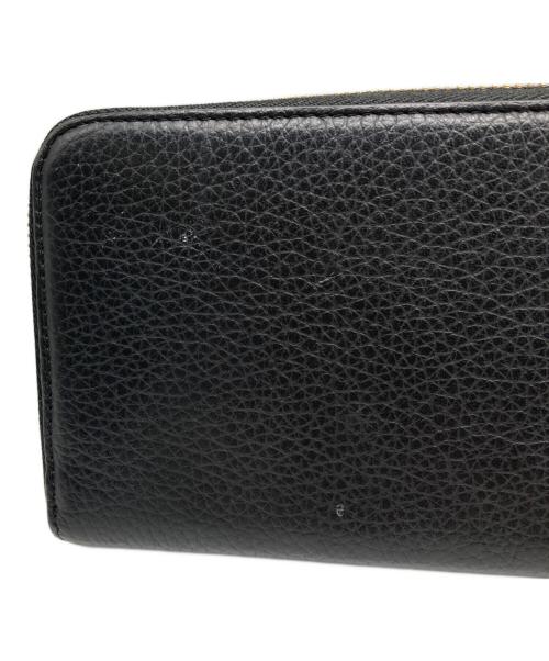 Chloe（クロエ）Chloe (クロエ) ALPHABET ラウンドジップウォレット ブラックの古着・服飾アイテム