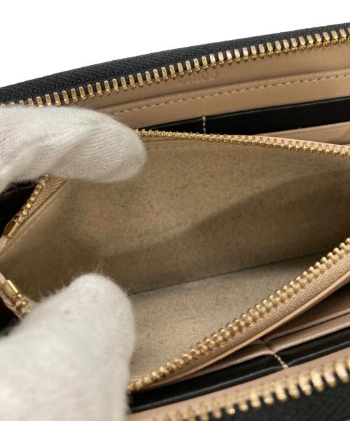 Chloe（クロエ）Chloe (クロエ) ALPHABET ラウンドジップウォレット ブラックの古着・服飾アイテム