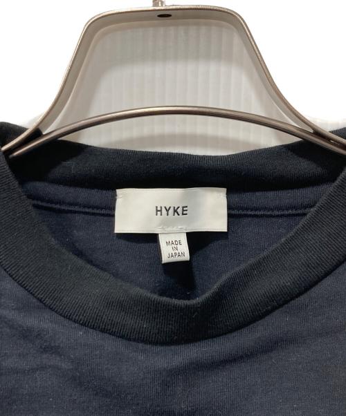 HYKE（ハイク）HYKE (ハイク) ワイドカットソー ブラック サイズ:Fの古着・服飾アイテム