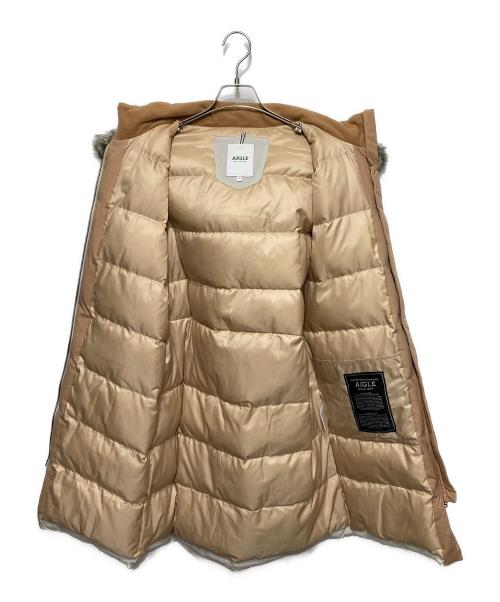 AIGLE（エーグル）AIGLE (エーグル) ブロカ ロングダウンコート アイボリー サイズ:40の古着・服飾アイテム