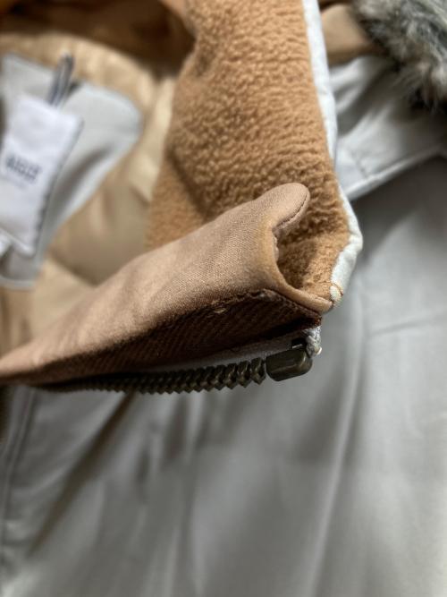 AIGLE（エーグル）AIGLE (エーグル) ブロカ ロングダウンコート アイボリー サイズ:40の古着・服飾アイテム