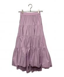 SHE TOKYO（シートーキョー）の古着「ティアードスカート スカート」｜ピンク