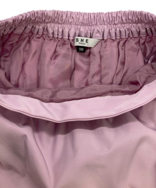 SHE TOKYO（シートーキョー）SHE TOKYO (シートーキョー) ティアードスカート スカート ピンク サイズ:36の古着・服飾アイテム