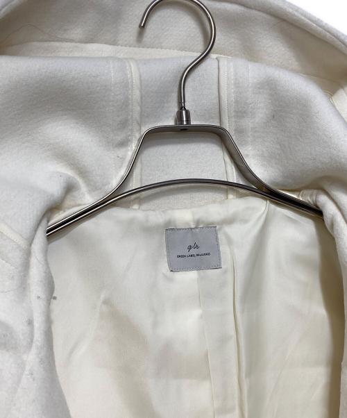 green label relaxing（グリーンレーベルリラクシング）green label relaxing (グリーンレーベルリラクシング) ダッフルコート アイボリー サイズ:36の古着・服飾アイテム