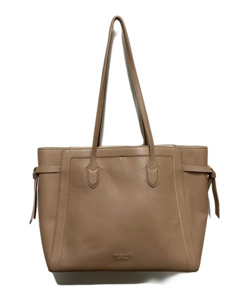 Kate Spade（ケイトスペード）Kate Spade (ケイトスペード) ラージトートバッグ ベージュの古着・服飾アイテム
