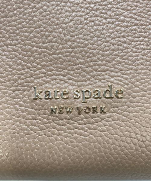 Kate Spade（ケイトスペード）Kate Spade (ケイトスペード) ラージトートバッグ ベージュの古着・服飾アイテム