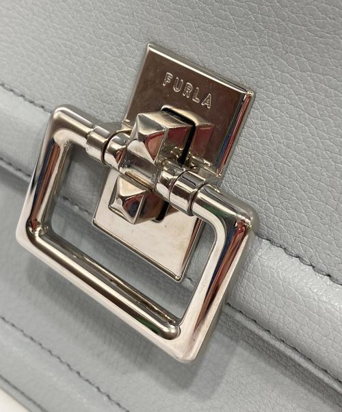 FURLA（フルラ）FURLA (フルラ) ヴィラ ショルダーバッグ スカイブルーの古着・服飾アイテム