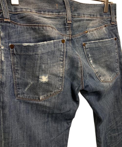DOLCE & GABBANA（ドルチェ＆ガッバーナ）DOLCE & GABBANA (ドルチェ＆ガッバーナ) ダメージ加工デニムパンツ インディゴ サイズ:44の古着・服飾アイテム