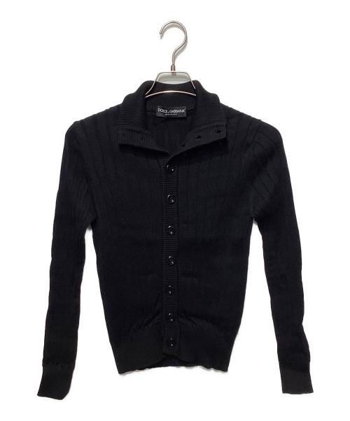 DOLCE & GABBANA（ドルチェ＆ガッバーナ）DOLCE & GABBANA (ドルチェ＆ガッバーナ) ニットカーディガン ブラック サイズ:46の古着・服飾アイテム