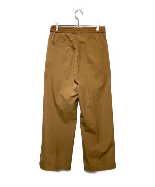 HYKE（ハイク）HYKE (ハイク) TASLAN WIDE LEG PANTS ブラウン サイズ:2の古着・服飾アイテム
