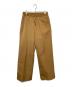 HYKE（ハイク）の古着「TASLAN WIDE LEG PANTS」｜ブラウン